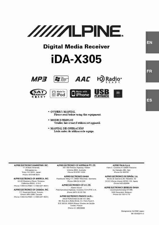 Alpine Stereo System iDA-305-page_pdf